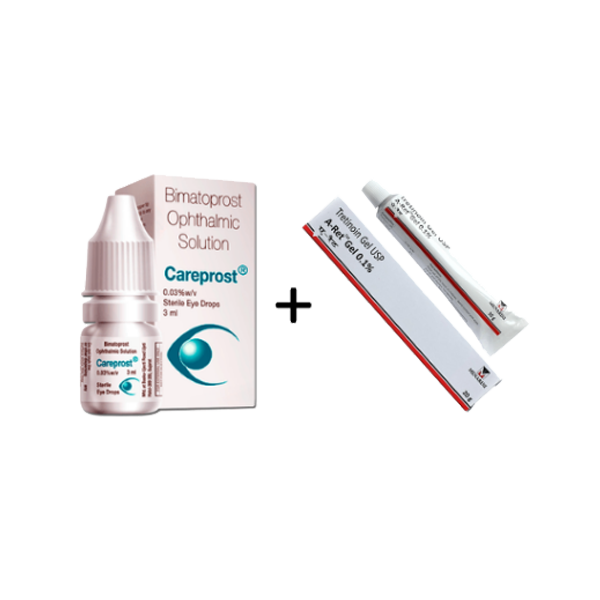 Careprost® Combo Pack with A Ret®Gel 0.1%
