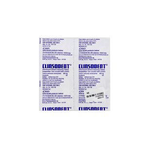 Clinsodent Denture Cleansing Tablets