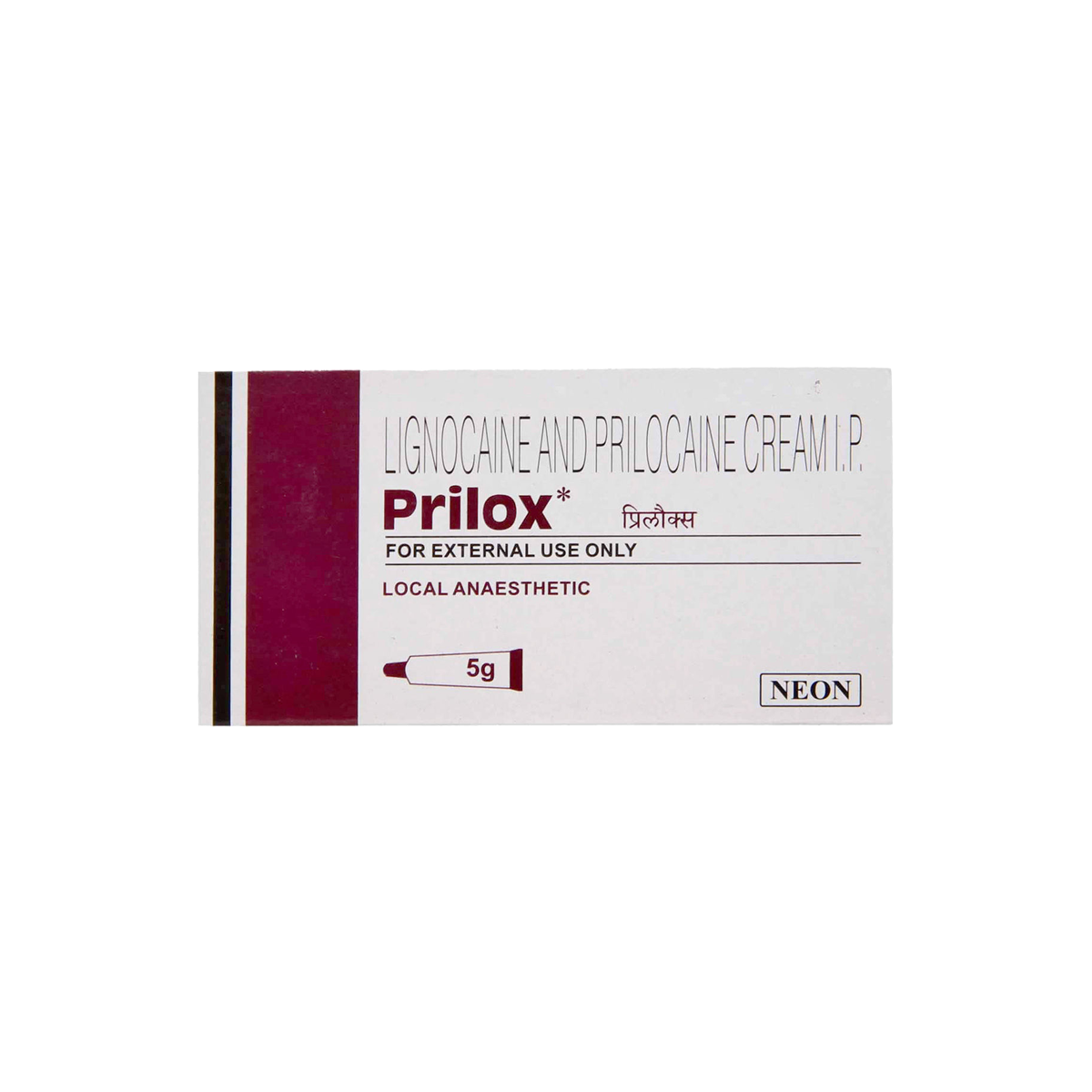 Prilox Lidocaine Numbing Cream