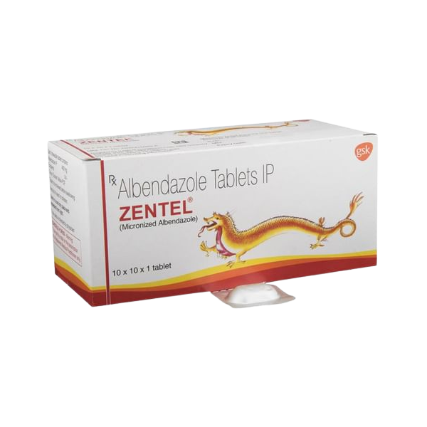Zentel Albendazole Chewable Tablets